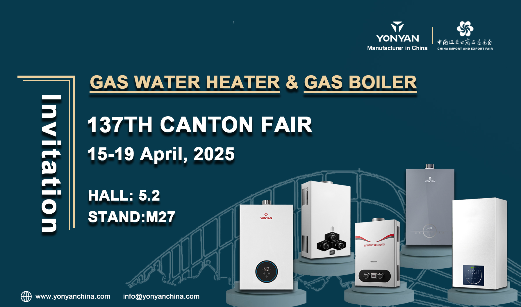 Welcome to visit YONYAN‘s Booth & Factory